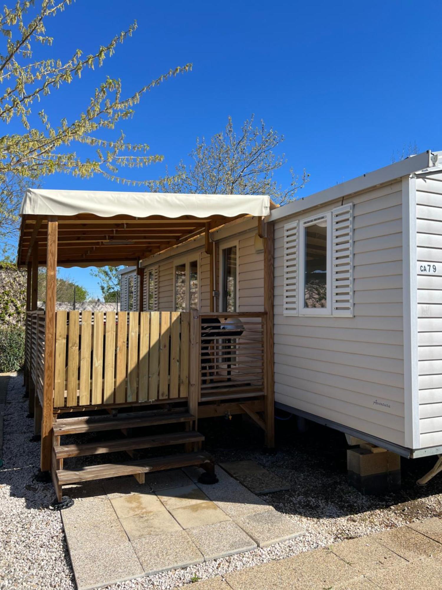 Mobilhome La Carabasse Vias Plage Exterior foto
